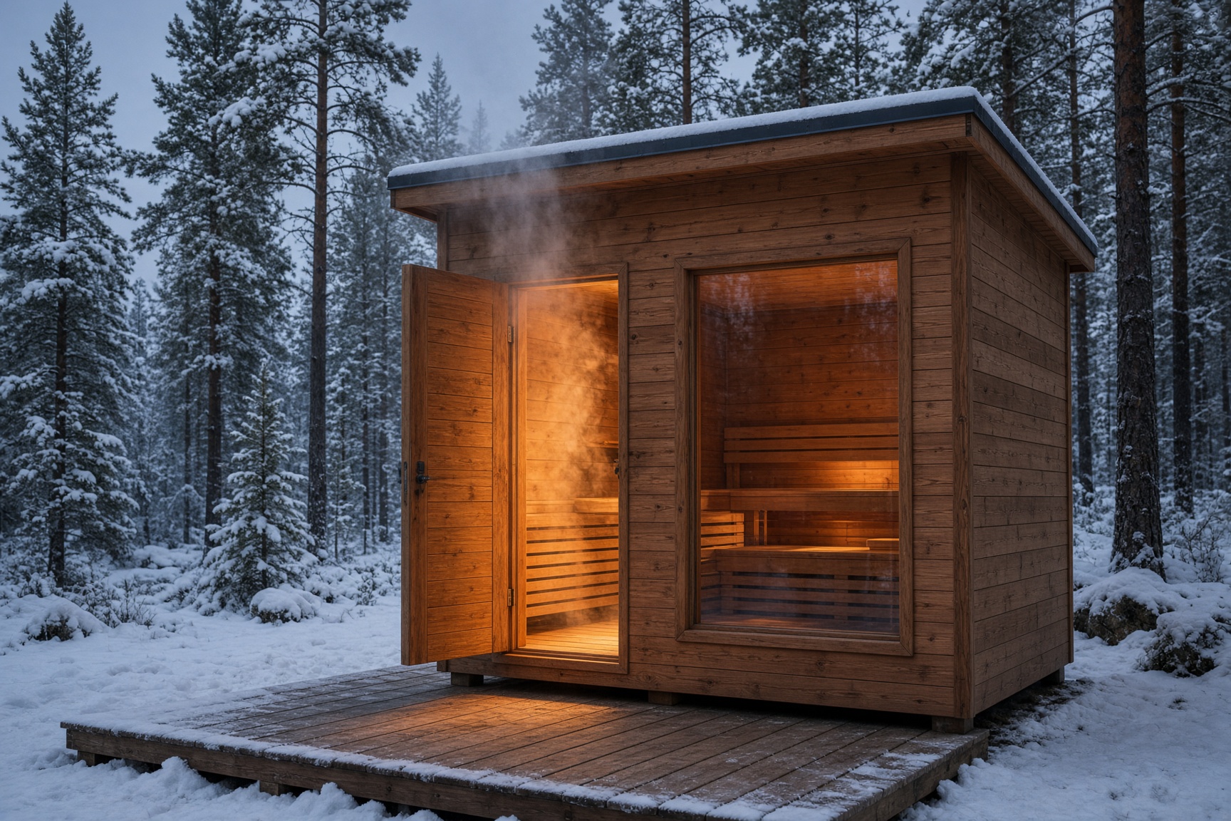 Eagle traditional sauna